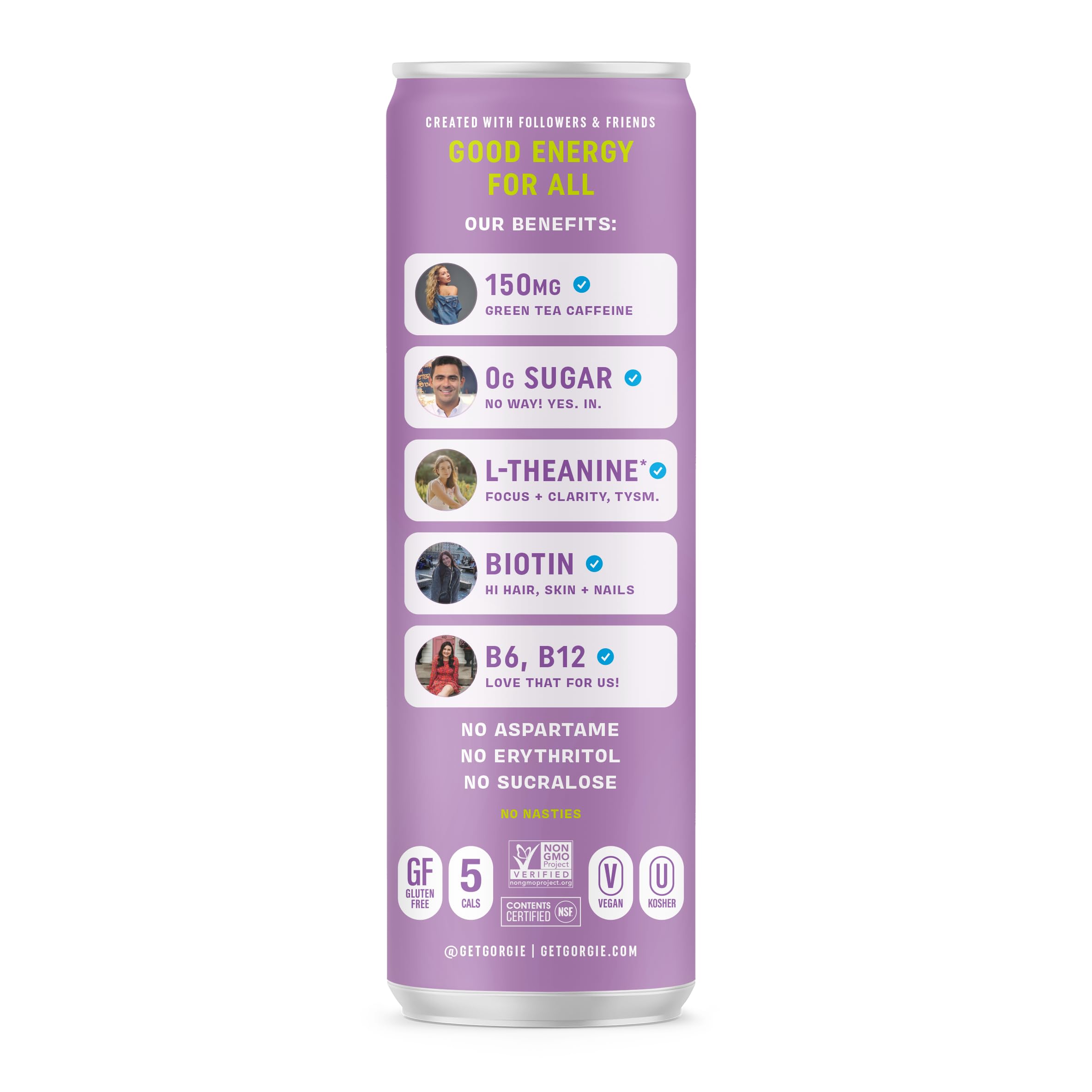 GORGIE Low calorie drink, portable hydration with flavor.
