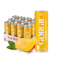 GORGIE Mango Tango sparkling bottle for a refreshing energy lift.