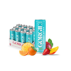 GORGIE Paradise Punch bottle showing a sugar-free, energy-boosting drink