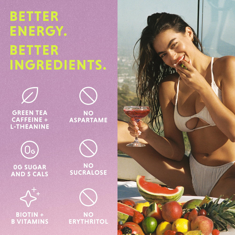 GORGIE Sugar Free label, 5 calories, guilt-free choice.