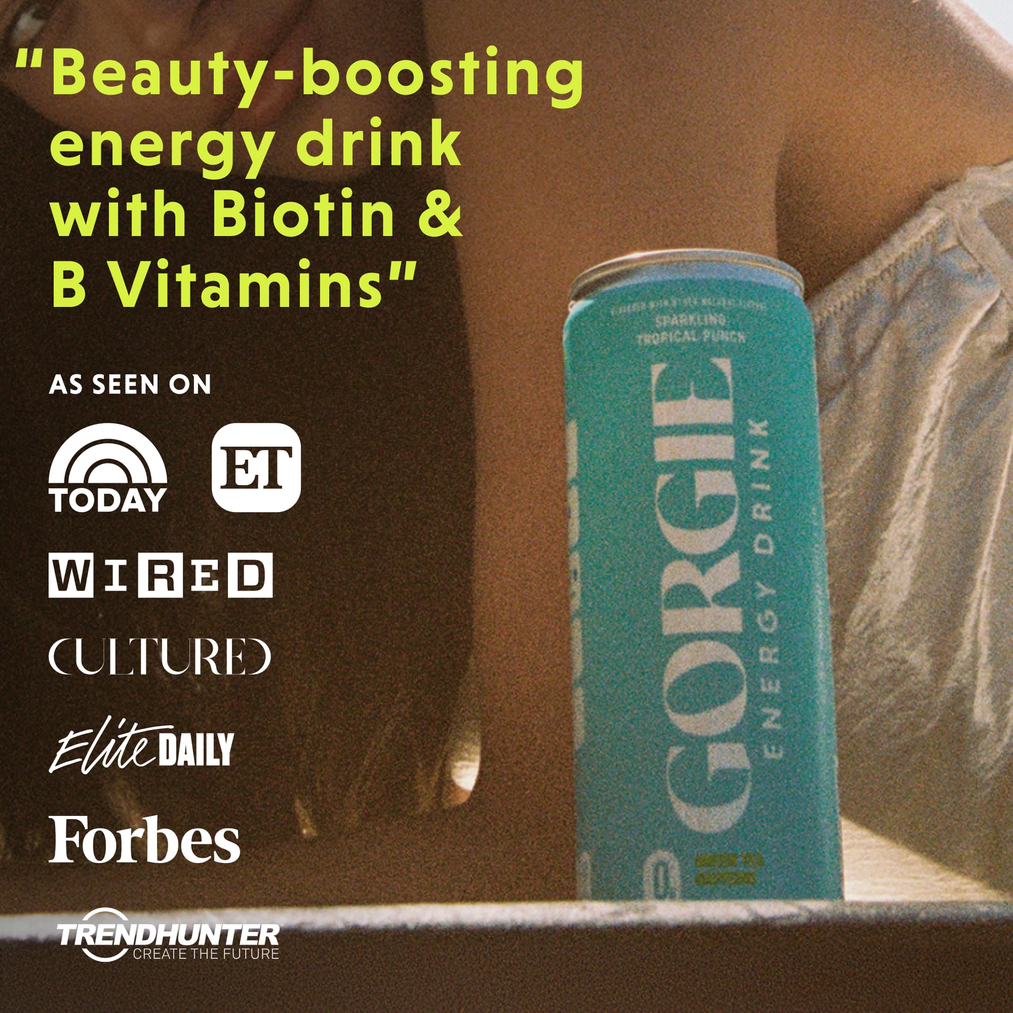 GORGIE Tropical Variety lemon-lime visual emphasizing refreshing taste