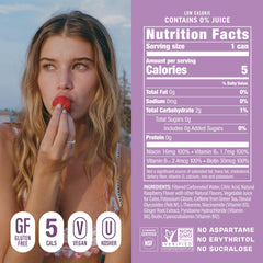 GORGIE Wild Berry energy bottle, refreshing citrus note for lighter hydration.