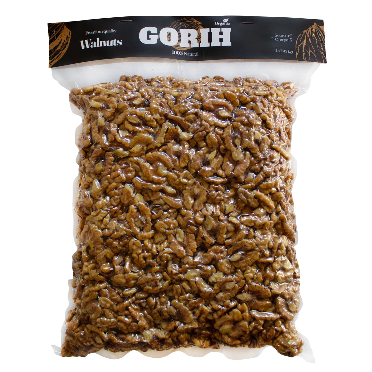 GORIH Walnuts halves and pieces 70oz package ready for baking and topping