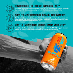 Gorilla Mind Energy Drink being poured into a glass for focus