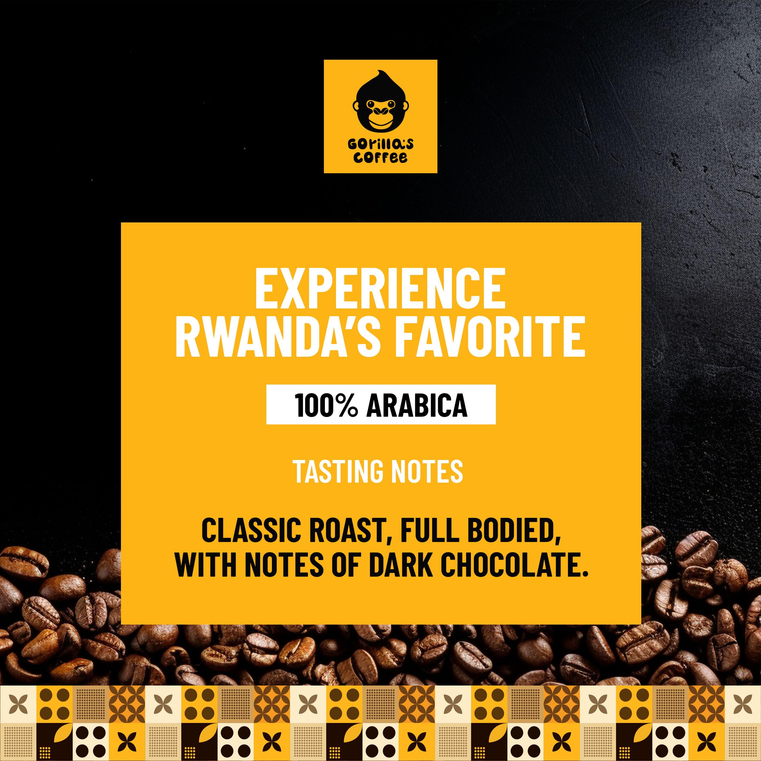 Gorilla's Coffee fruit notes close-up — bright fruit sweetness in every brew.