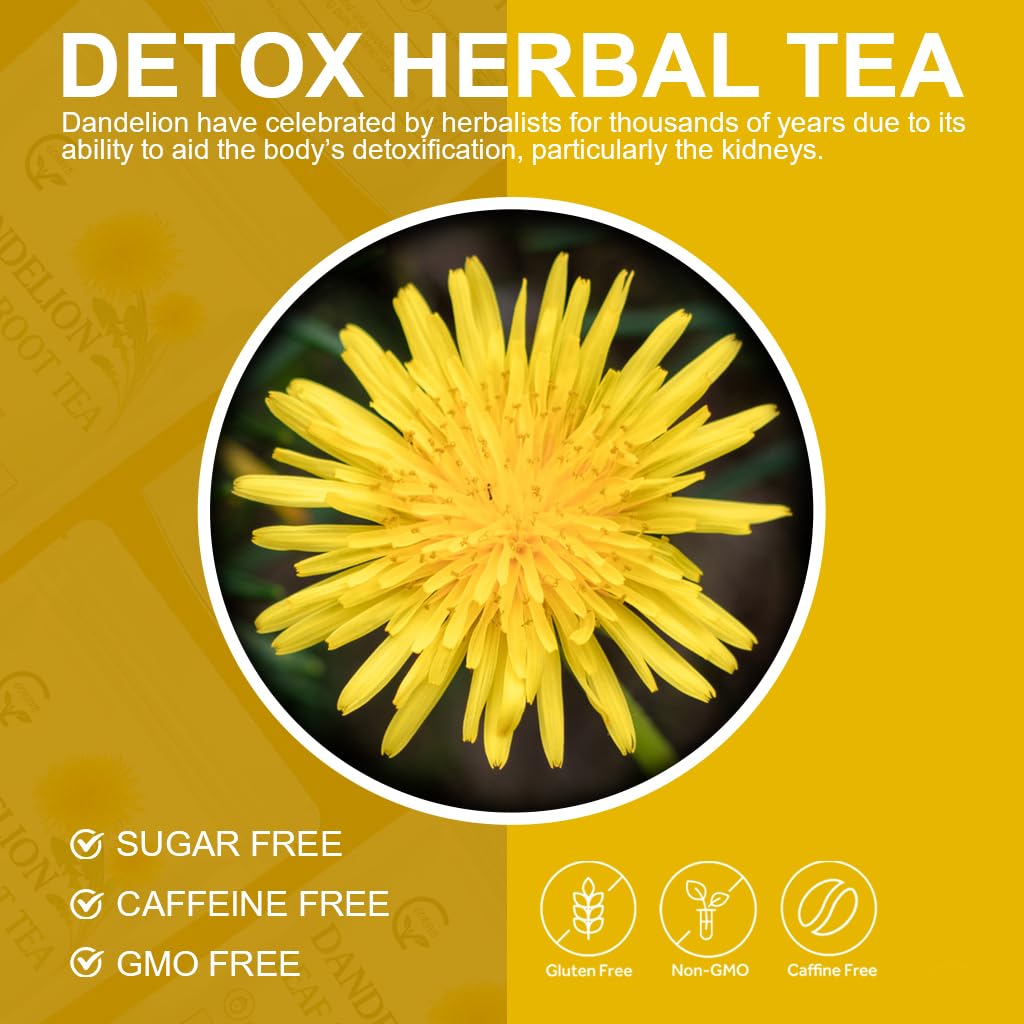 GORNVB Dandelion tea blend, leaf and root, ready for a nourishing brew.