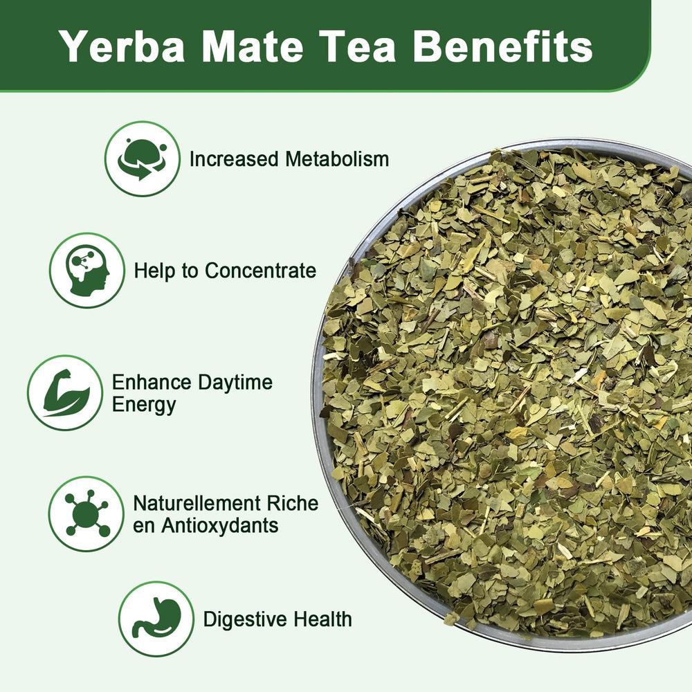 GORNVB yerba mate tea bag steeping for smooth energy