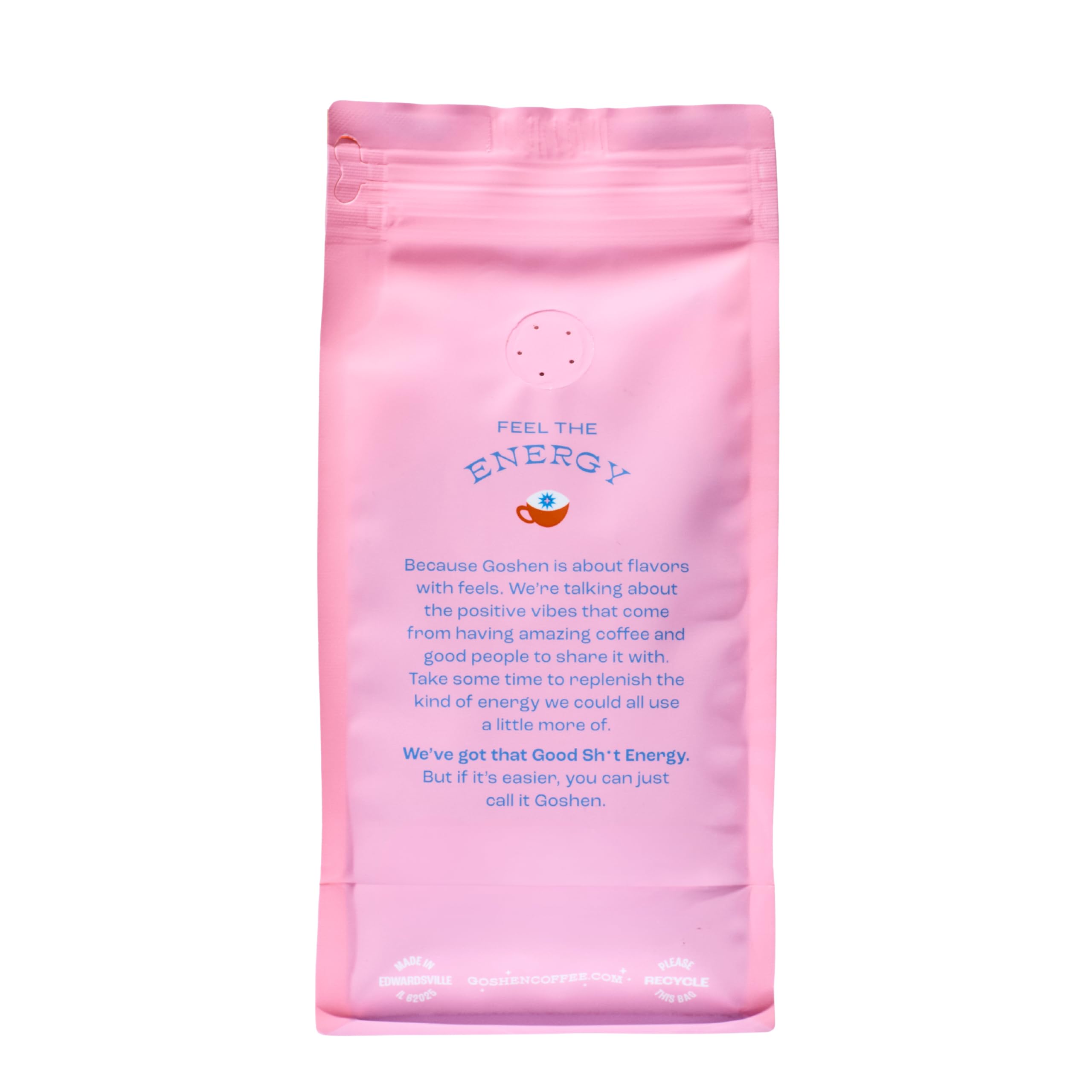 Goshen Bright Eyed Dawn Cup demonstrates vibrant light roast flavor.