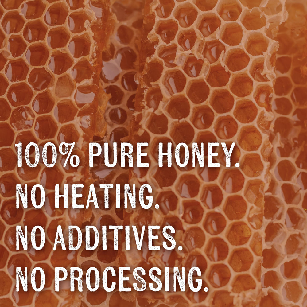 Goshen Honey Buckwheat baking-glaze suggests versatile use in gourmet desserts.
