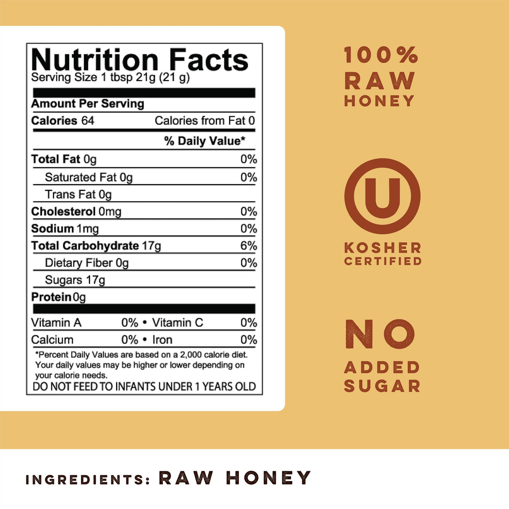 Goshen Honey pour demonstrates smooth drizzle ideal for baking and sauces.