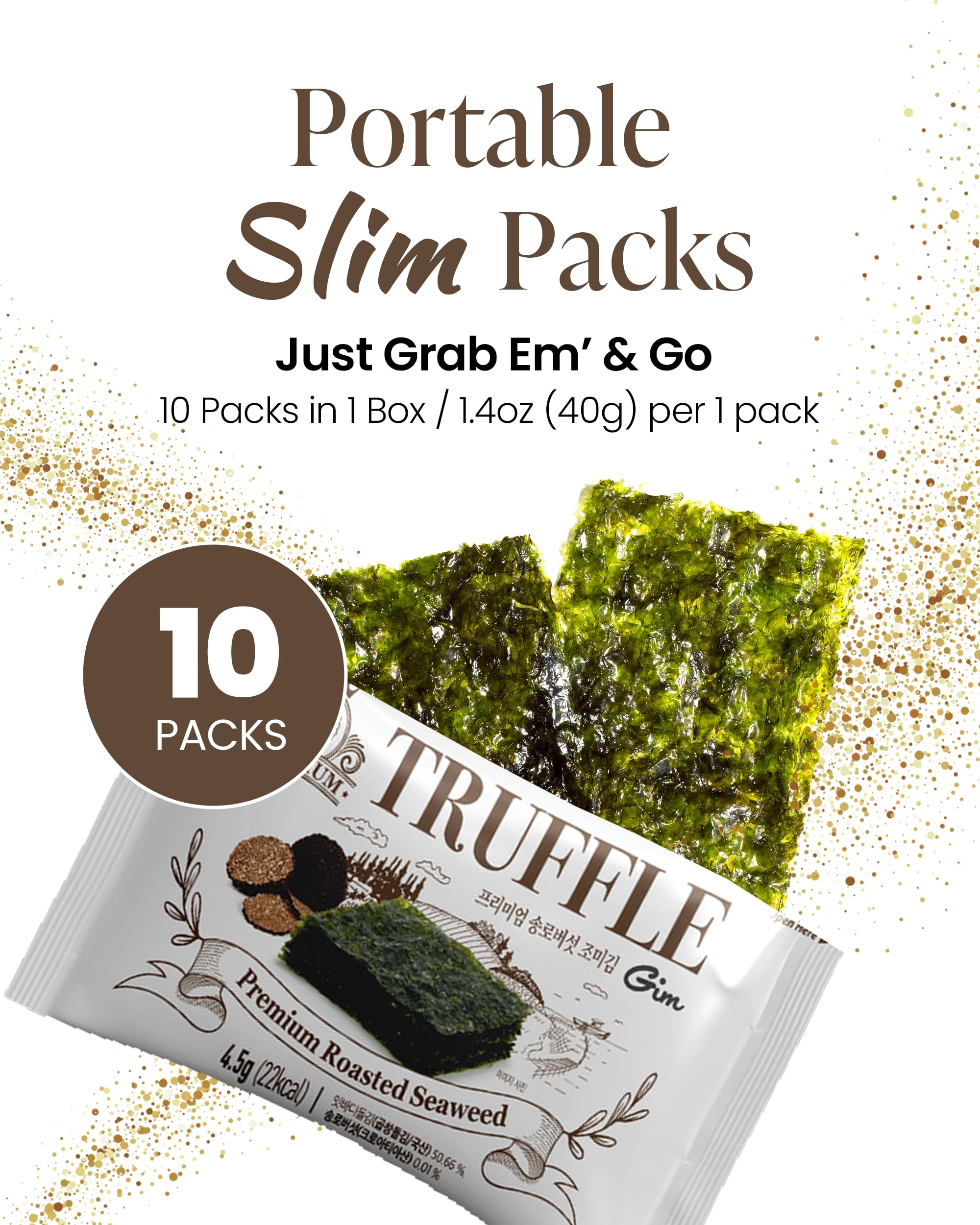 Got Banchan Truffle GIM nitrogen-packed packaging preserves crispness.