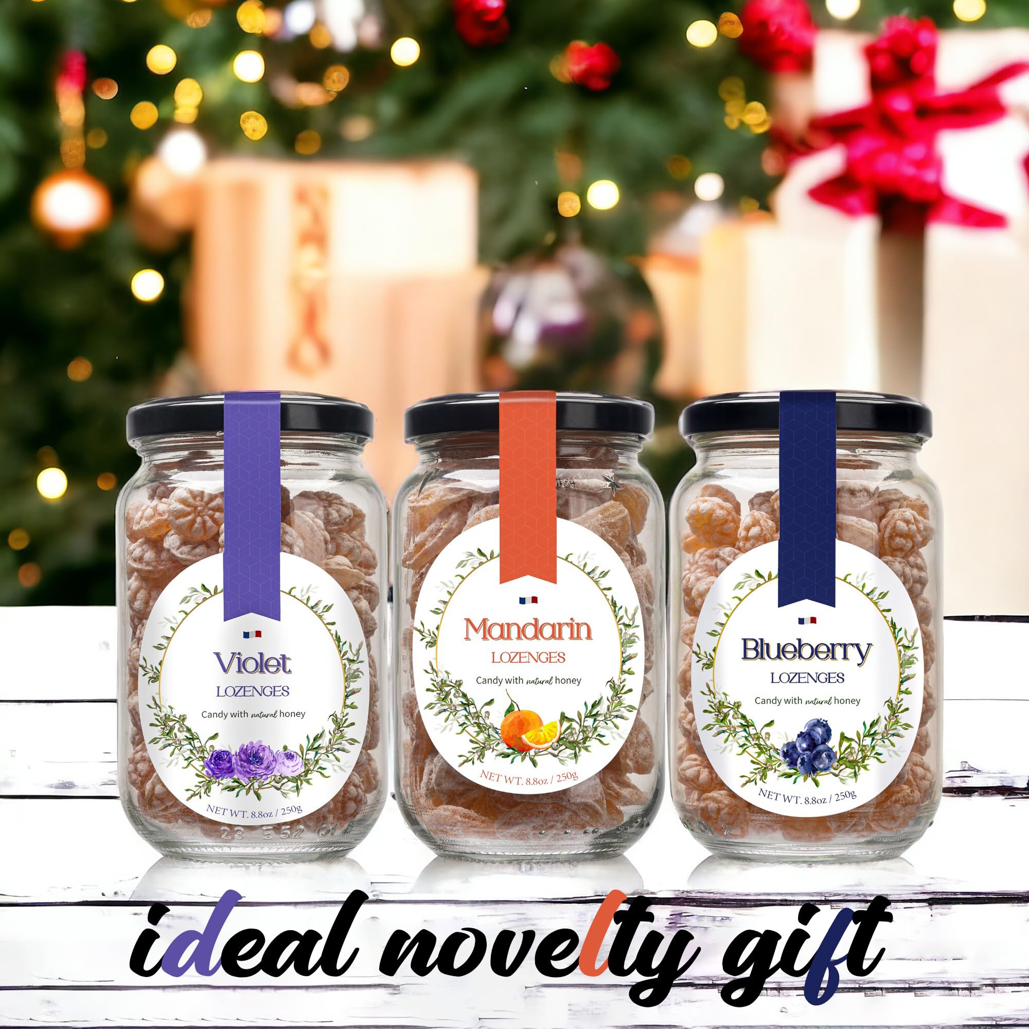 Gourmanity 8oz jar view – luxurious packaging for gifting or personal use.