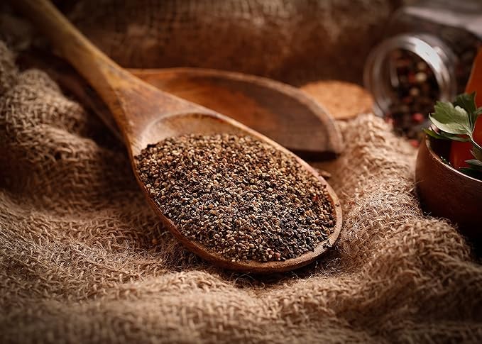 Gourmanity ASTA-grade black pepper coarse grind suitable for blends.
