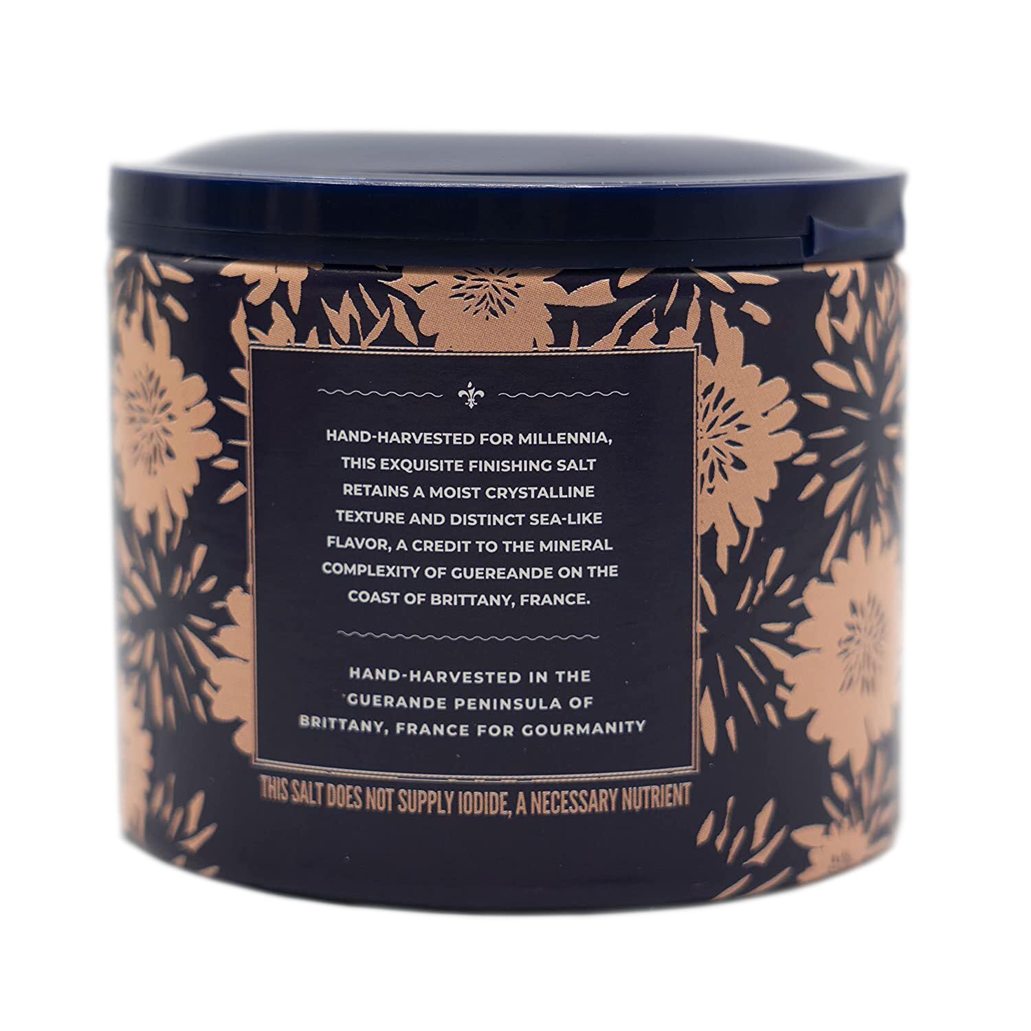 Gourmanity Fleur de Sel coarse flakes ideal for roasts and seafood.