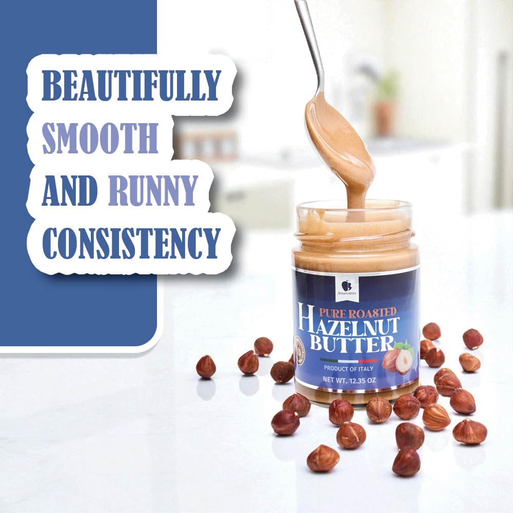 Gourmanity spread on toast, melts into a silky drizzle.