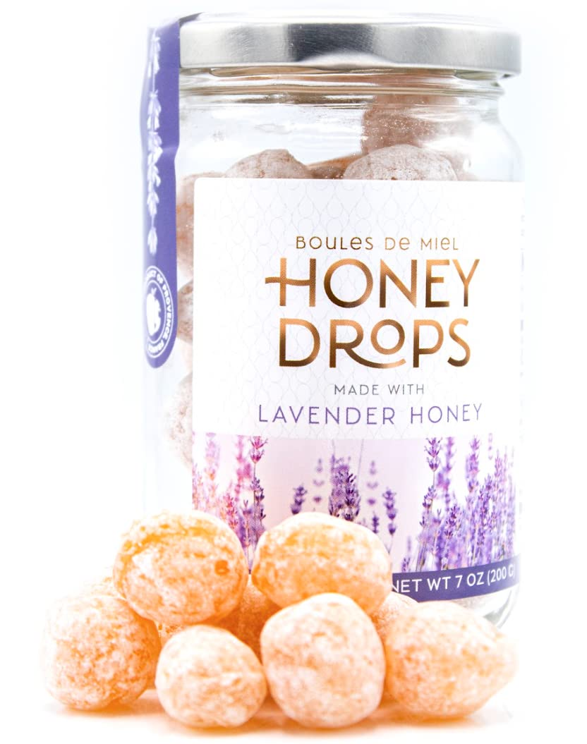 Gourmanity Honey Drops gift jar presents an elegant hostess gift idea.