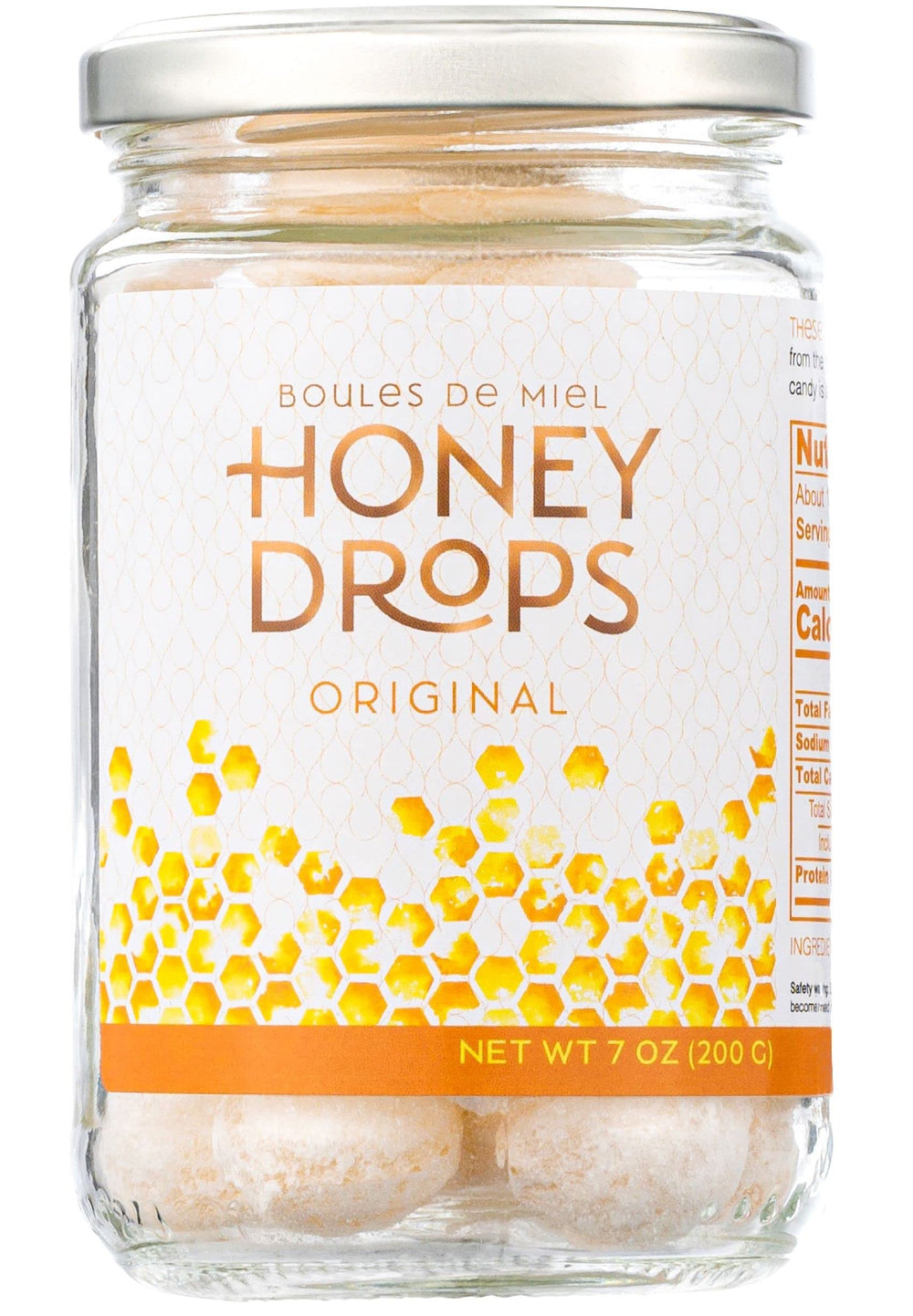 Gourmanity Honey Drops show golden liquid honey inside for rich sweetness
