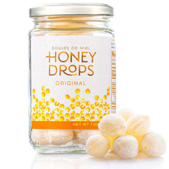 Gourmanity Honey Drops outer casing with powdered sugar for a delicate bite