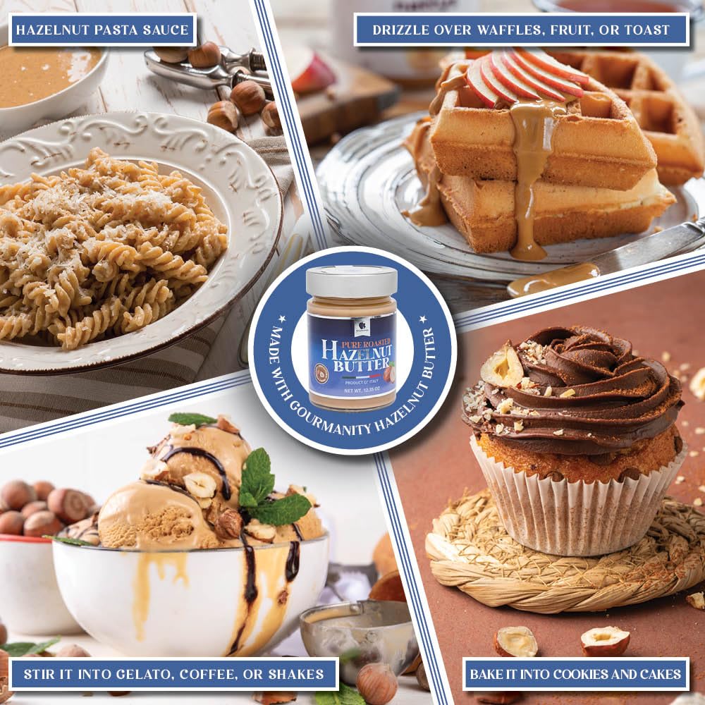 Gourmanity Italian hazelnuts roasting notes enrich cookies and sauces.