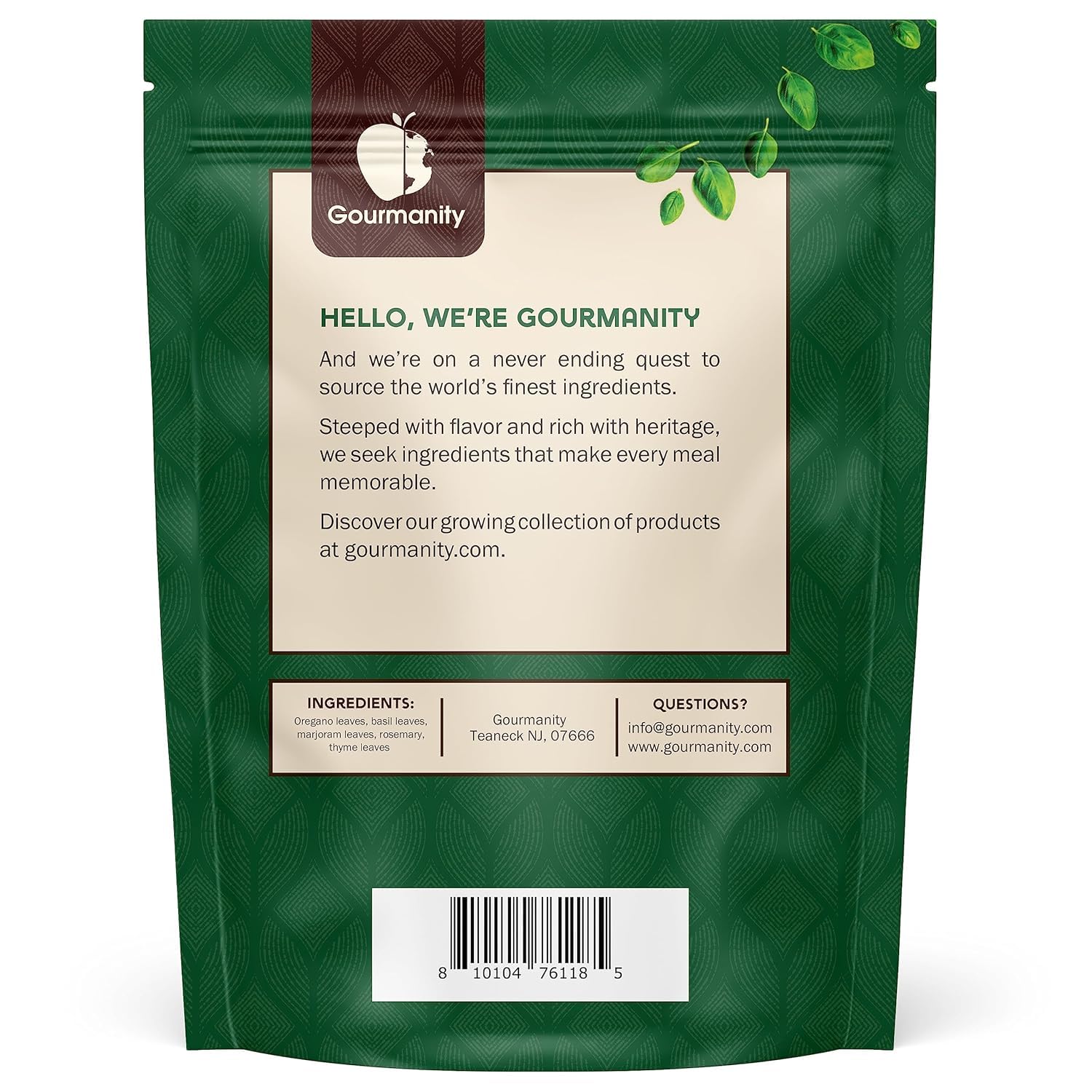 Gourmanity Italian Seasoning close-up of dried herbs ideal for sauces