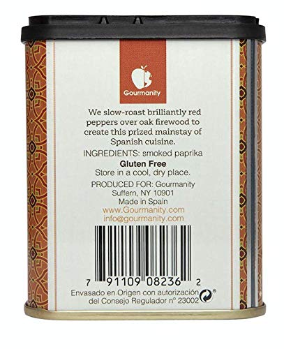 Gourmanity La Vera origin paprika highlights traditional oak-smoked flavor.