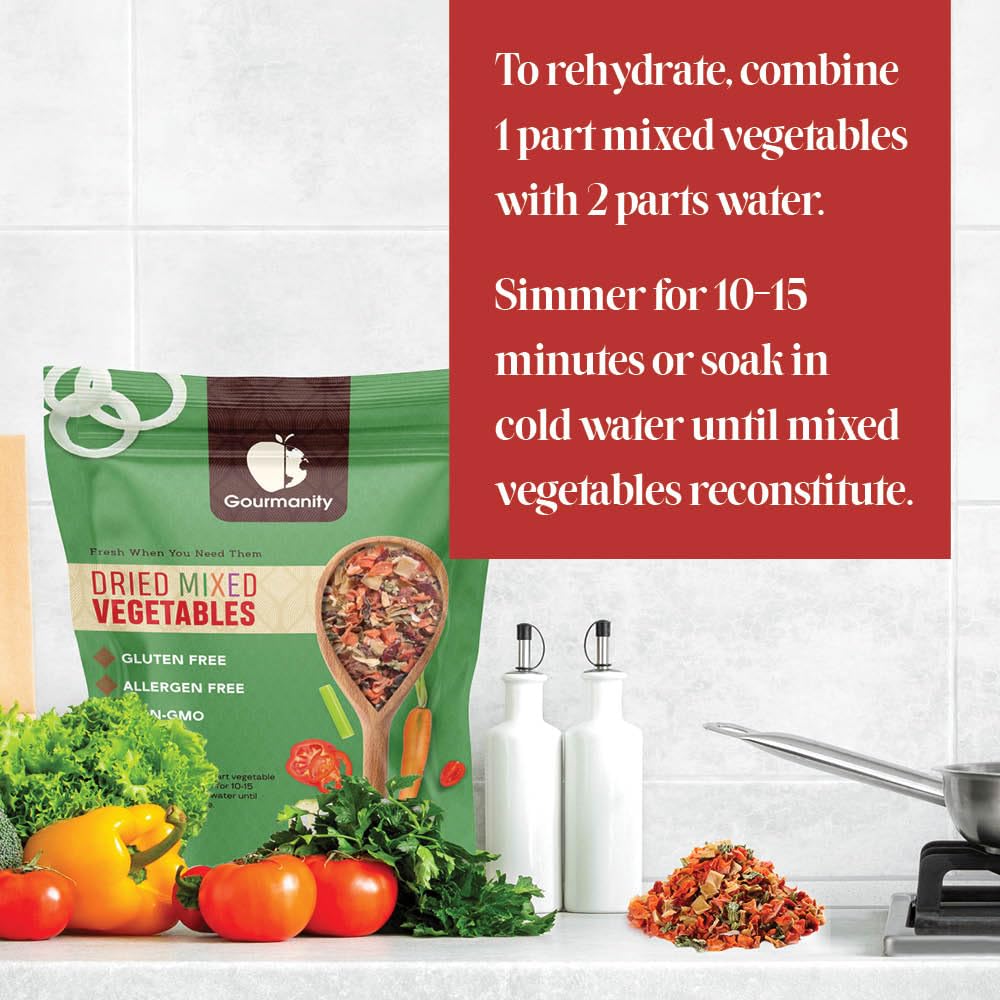 Gourmanity long shelf life for emergency meals