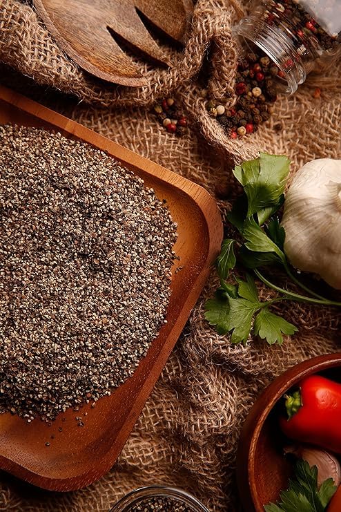 Gourmanity non-GMO pepper packed in the USA for clean seasoning.
