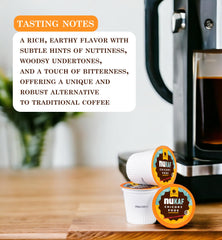 Gourmanity nuKAF chicory k-cup ready for a comforting cup.