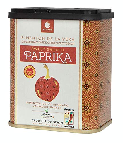 Gourmanity paprika rubbed on meat to add depth.