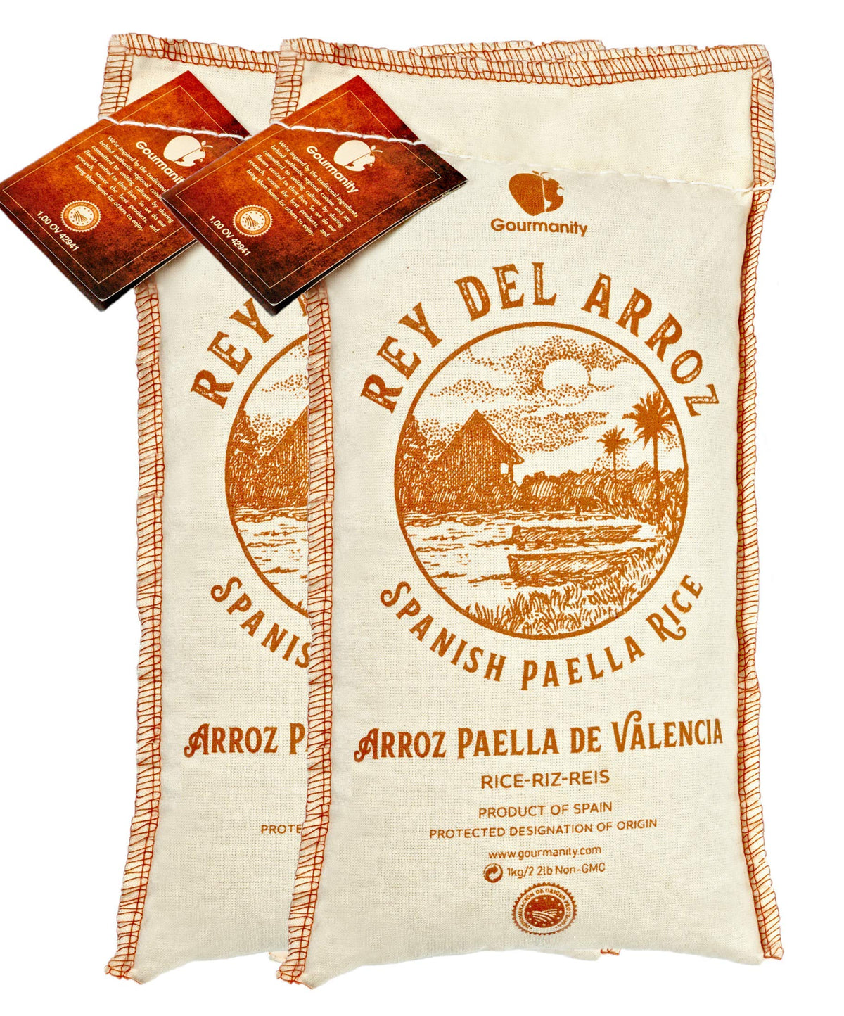 Gourmanity Spanish Paella Rice pack, ideal for authentic paella