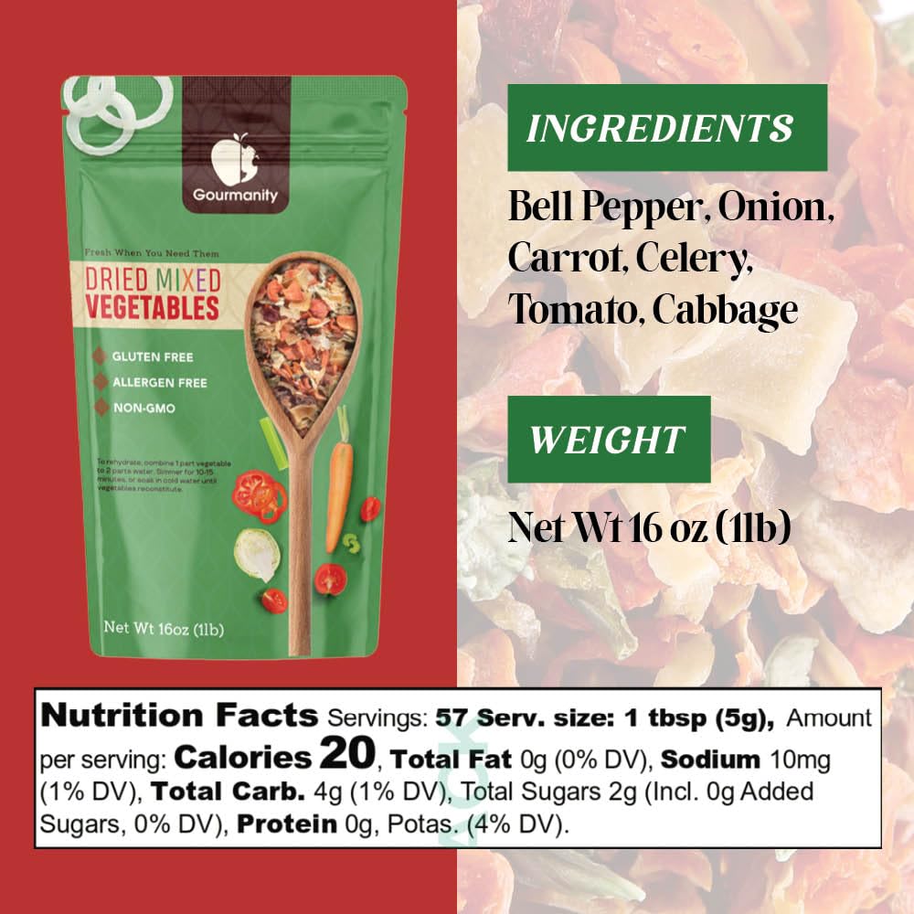 Gourmanity vegetable soup blend ramen toppings image highlighting fast flavorful ramen add-ins.