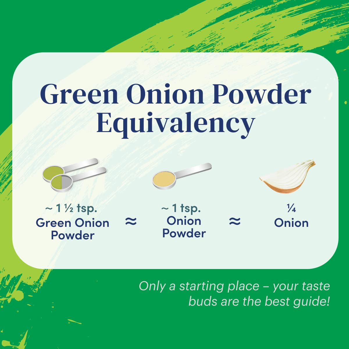 Gourmend green onion powder ingredients list emphasizes natural formula