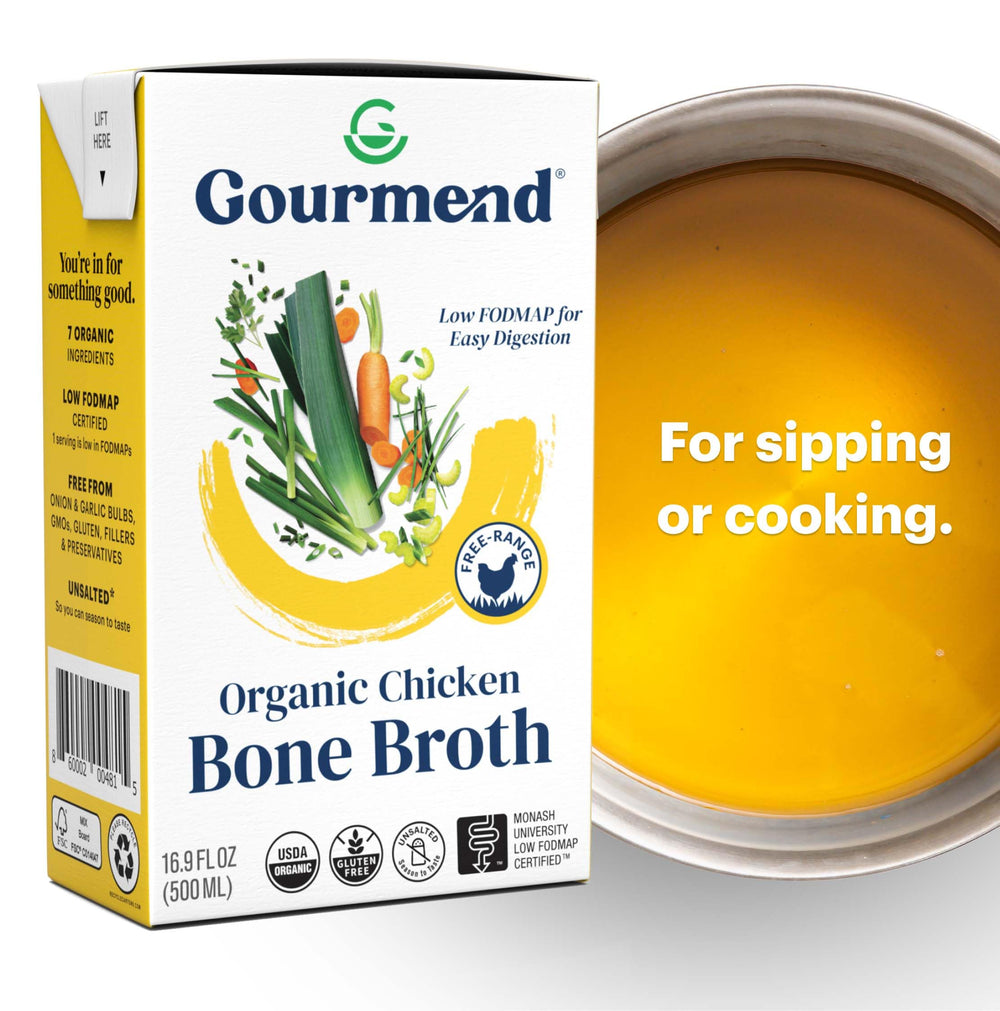 Gourmend six-pack display on shelf