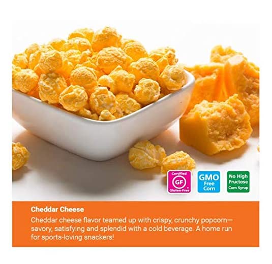 Original recipe popcorn bag option for classic taste.