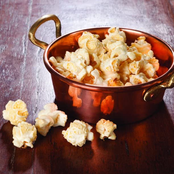 Zebra popcorn variety within the pack for a luxe treat.