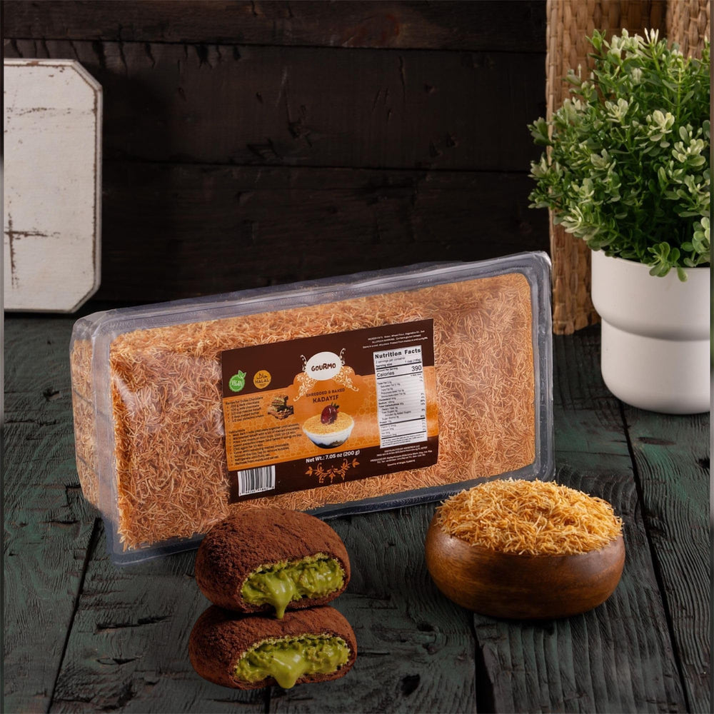 GOURMO kadayif as base for Dubai chocolate bars with crisp bite