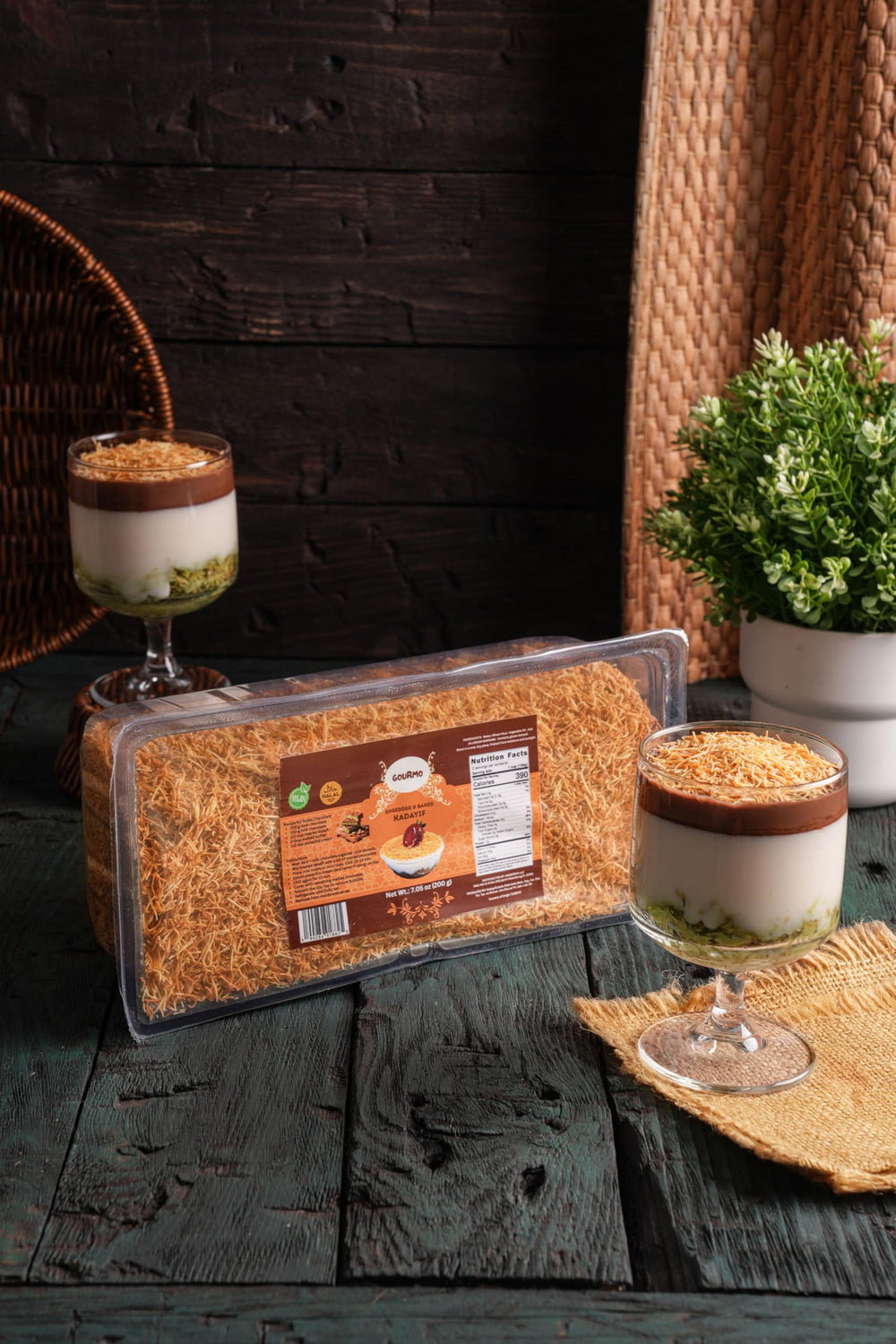 GOURMO kataifi threads perfect for knafeh layers and crunch