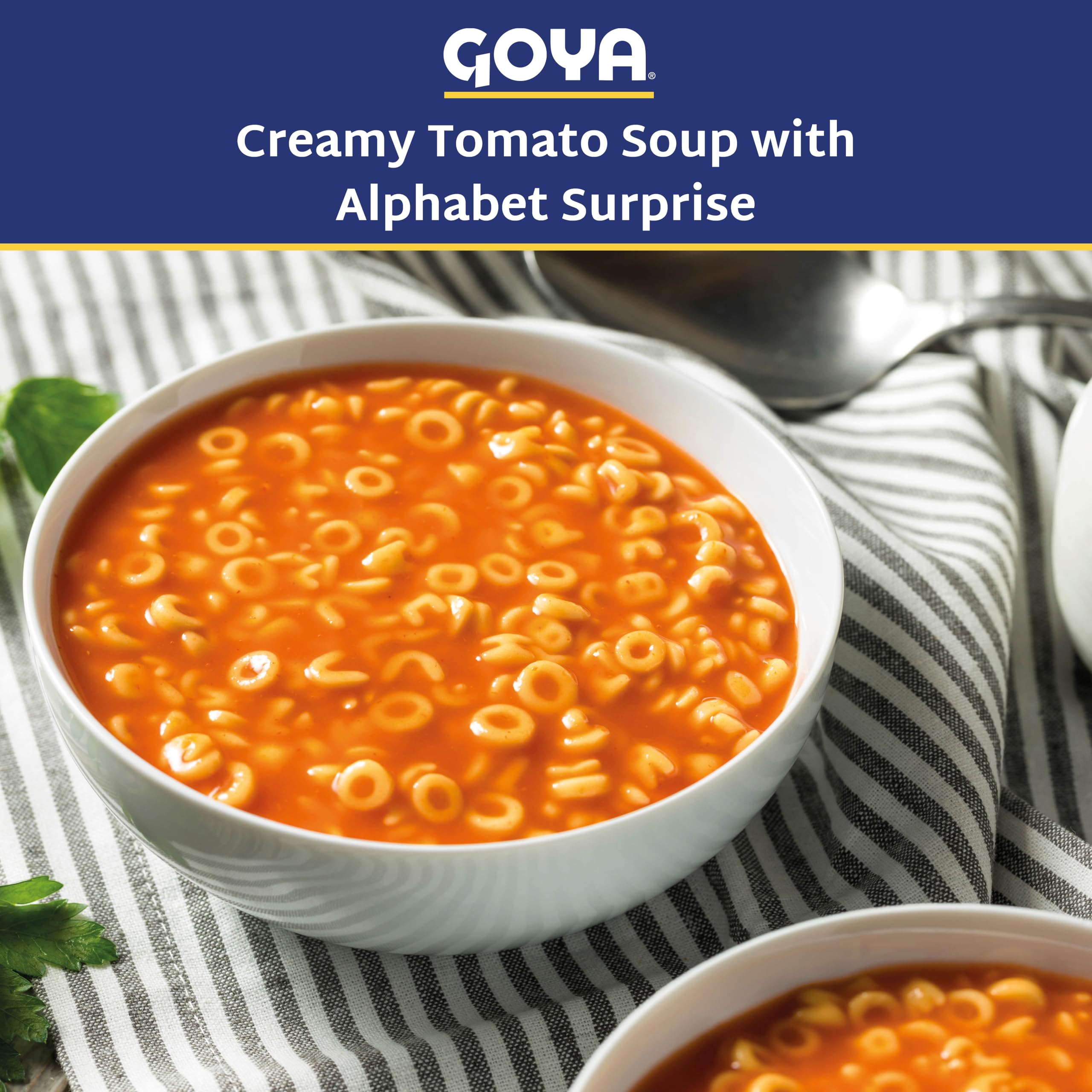 Goya ABC Pasta in a quick-cook pot, ideal for busy weeknights