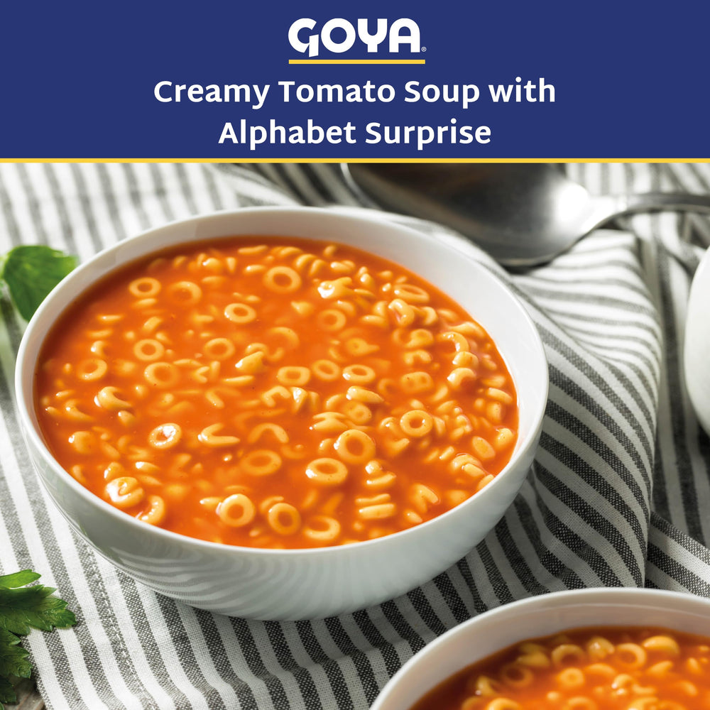 Goya ABC Pasta in a quick-cook pot, ideal for busy weeknights