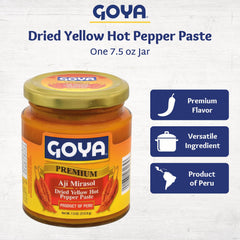Goya Ají Mirasol paste stirred into sauces adds depth and smoky notes.