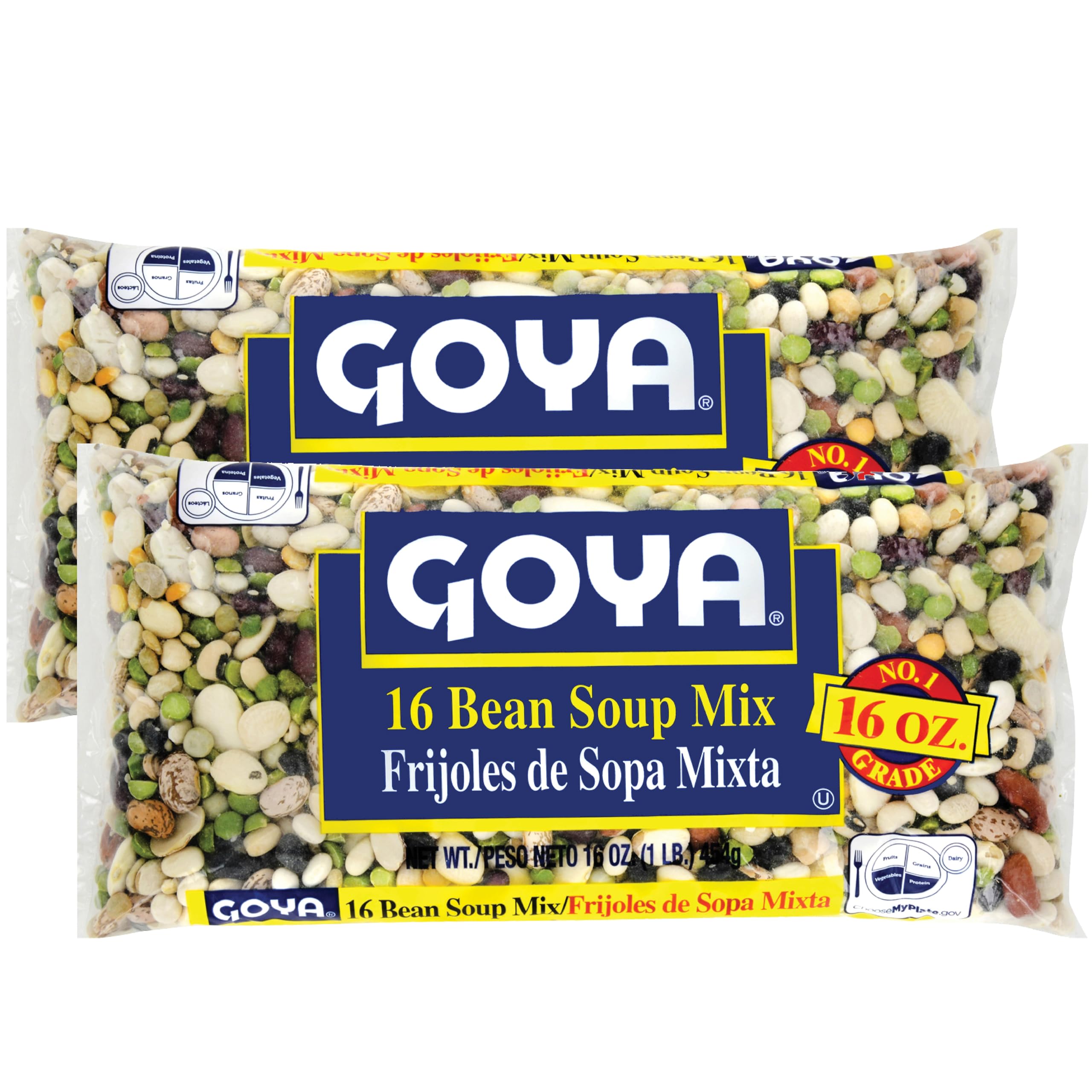 Goya Bean Soup Mix packaging, ready for quick, flavorful meals.