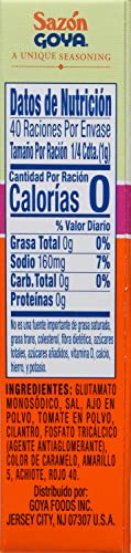 Goya Cilantro & Tomato Seasoning dry mix, adds bright cilantro-tomato notes