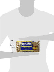 Goya Gandules ready rice dish plated, vibrant and inviting.