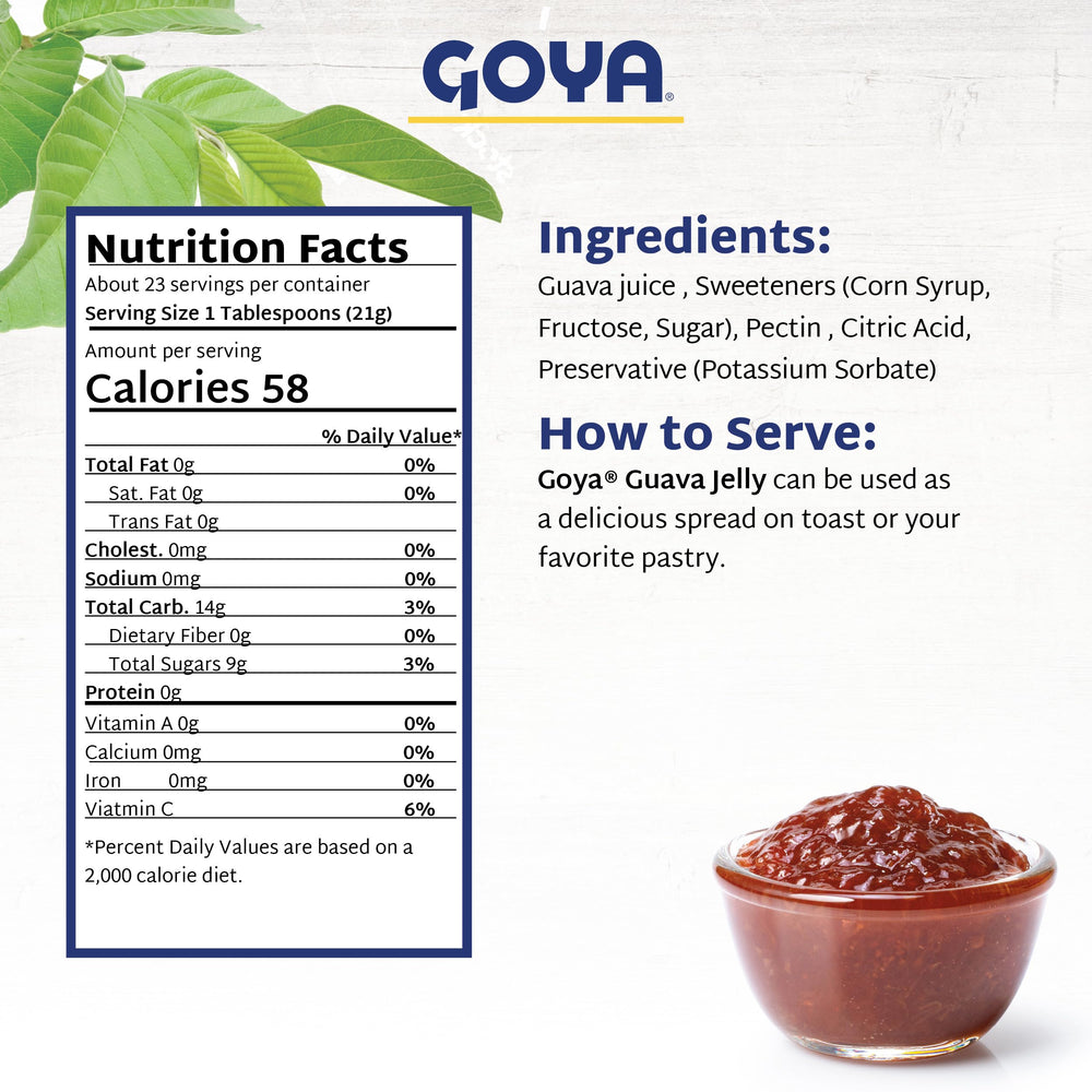 Goya Guava Jelly paired with cheese and crackers for a sweet-salty bite.
