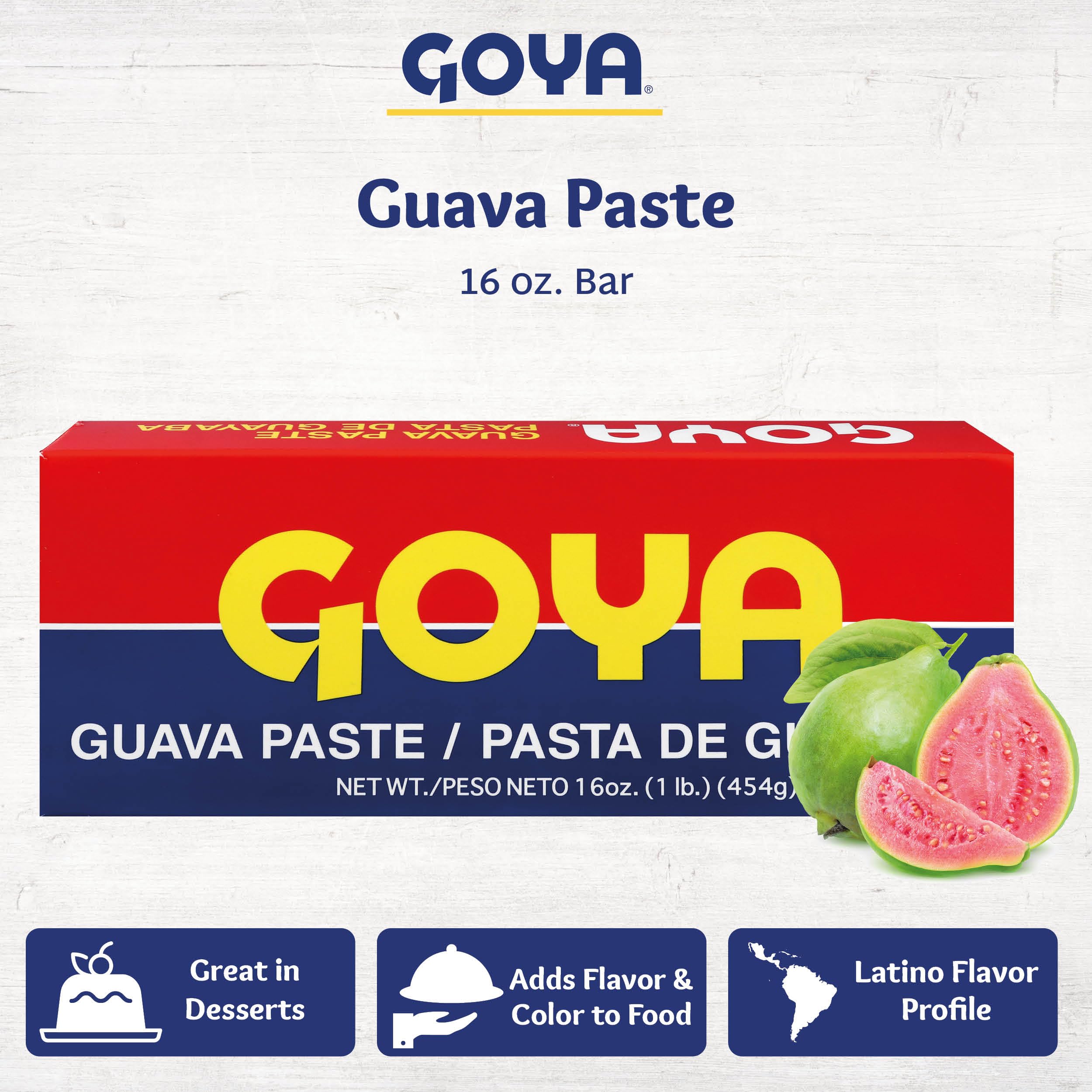 Goya guava paste bars on a charcuterie board for pairing ideas