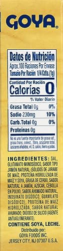 Goya Ham Concentrate powder-base delivers a rich, savory base.