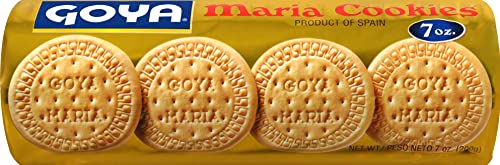 Close-up of Goya Maria Cookies showing crisp texture