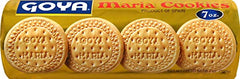 Close-up of Goya Maria Cookies showing crisp texture