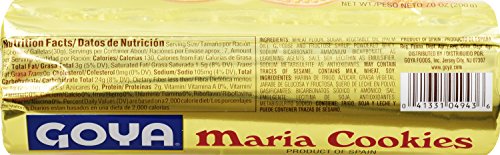 Goya Maria Cookies served on plate for dessert or tea time
