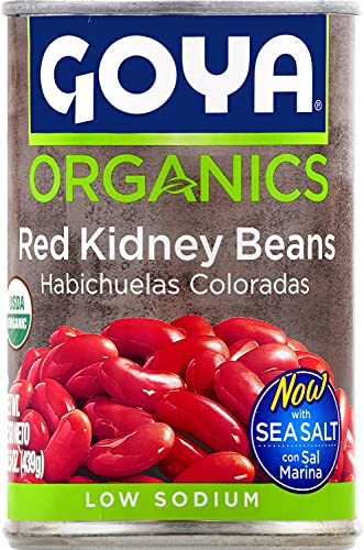 Goya Organic Red Kidney Beans served as a versatile base for chili or salads